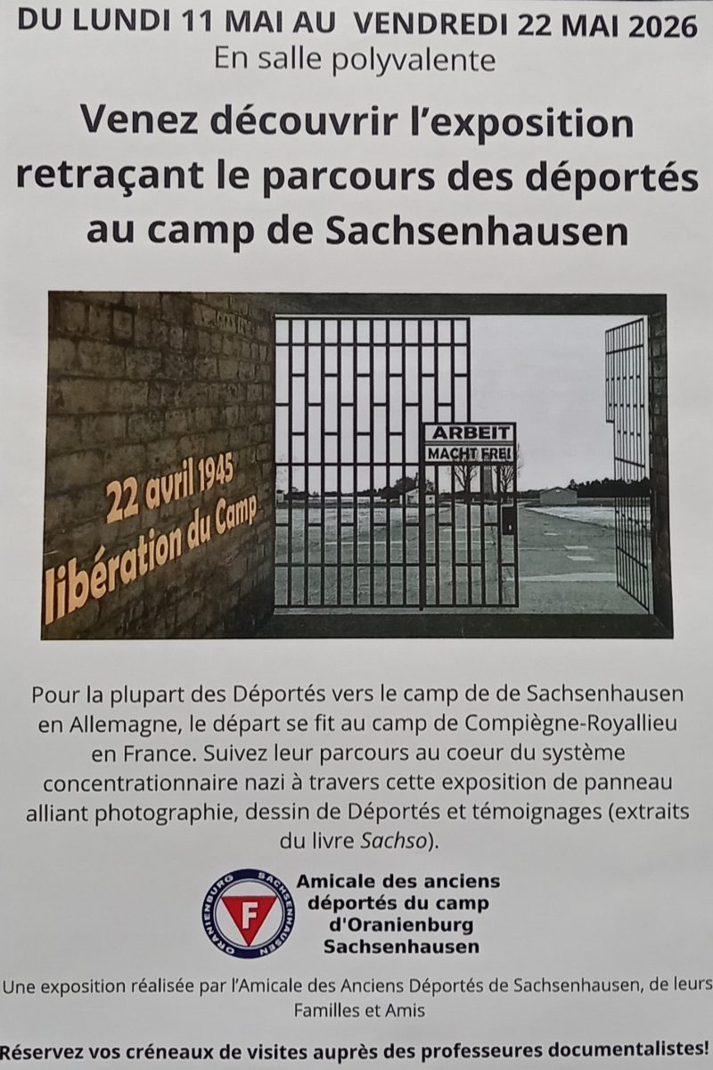 Affiche expo Lycée Viollet Le Duc